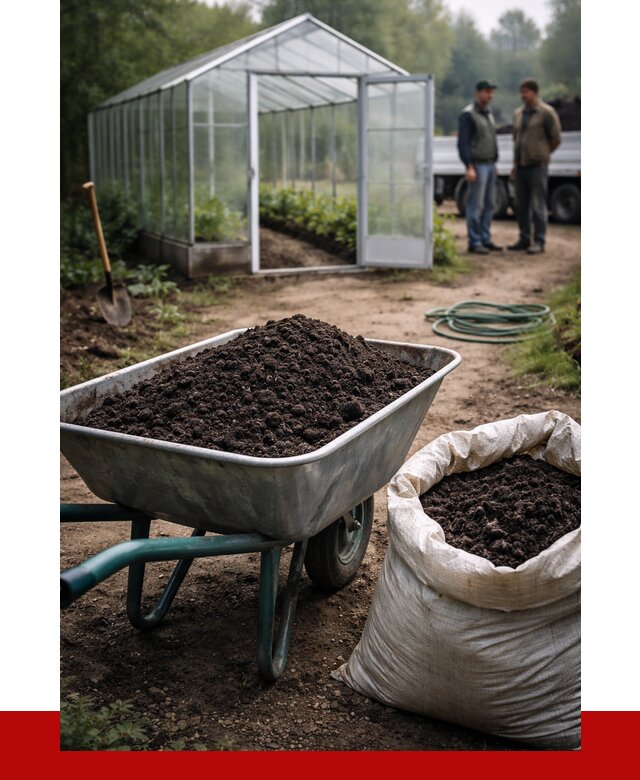 Чернозем для теплицы в Луге с доставкой от 1547 р. | ПРОНЕРУДЛга