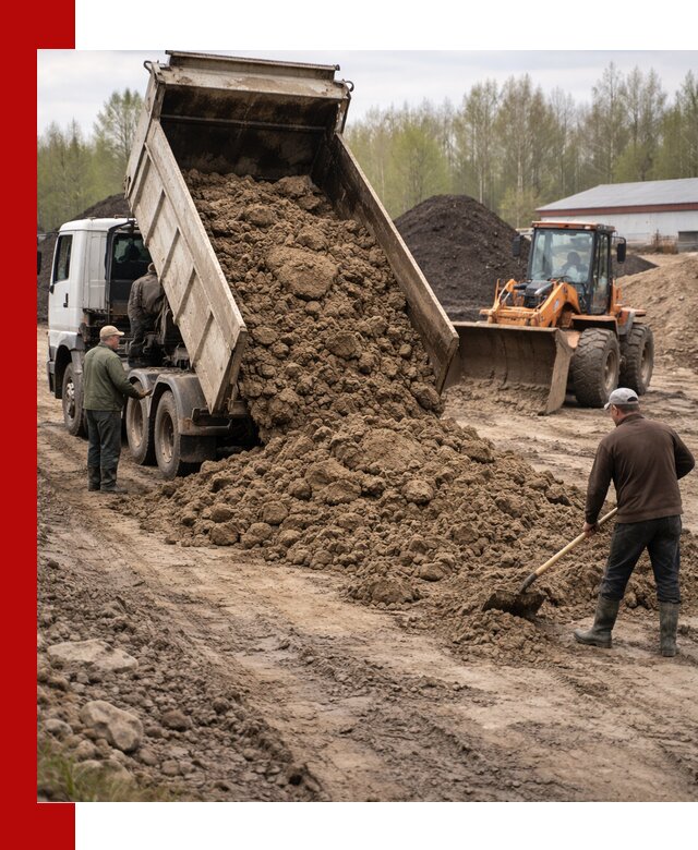 Доставка глин и суглинков в Луге оптом и вкрай