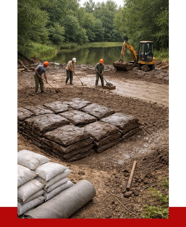 Купить глину для пруда в Луге от 4640 р. с доставкой | ПРОНЕРУДЛга