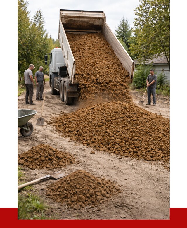 Купить суглинок с доставкой в Луге от 2578 р. за куб | ПРОНЕРУДЛга