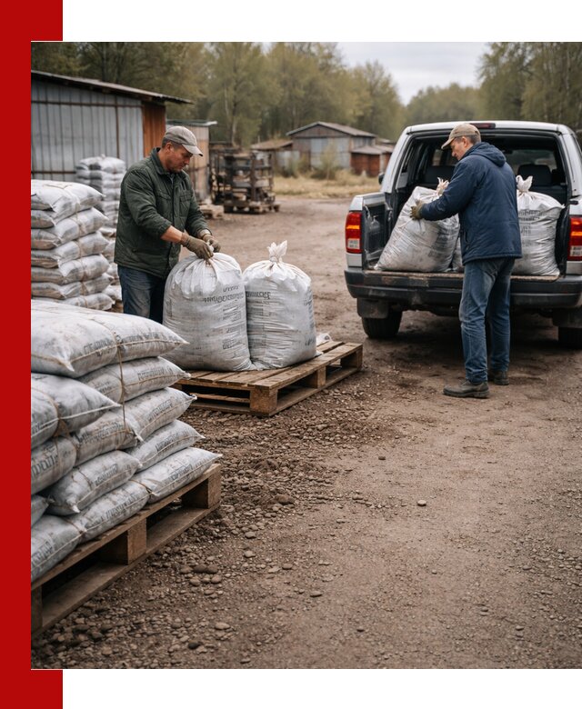 Купить конский навоз в мешках с доставкой в Луге