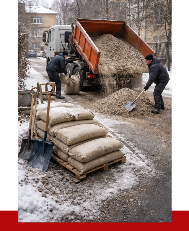 Противогололедные материалы оптом в Луге от 4330 р. | ПРОНЕРУДЛга