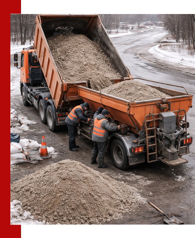 Поставка и вывоз пескосоля в Луге оптом и в розницу