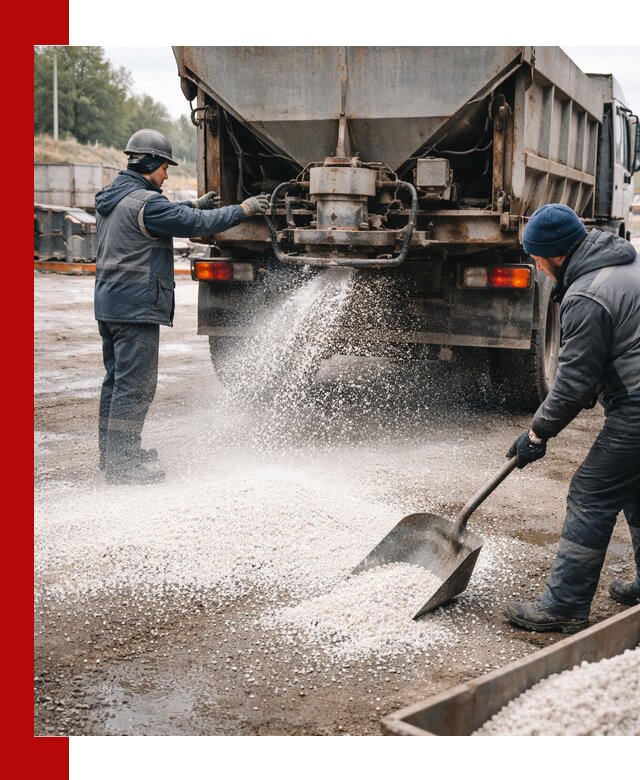 Доставка и продажа хлористого кальция в Луге