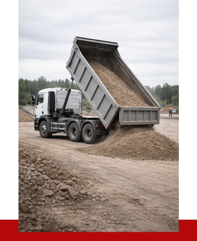 Доставка самосвалом 15 кубов в Луге от 6702 руб. | ПРОНЕРУДЛга