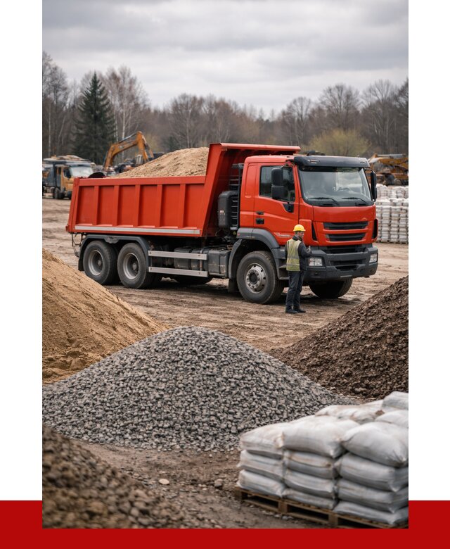 Доставка самосвалом 25 кубов в Луге от 7733 р. | ПРОНЕРУДЛга