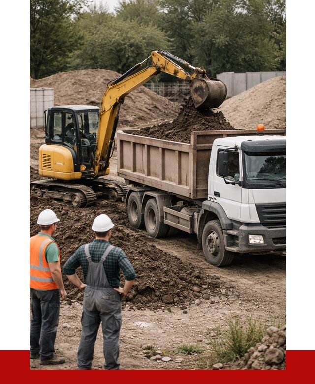 Вывоз грунта в Луге от 4640 р. самосвалом | ПРОНЕРУДЛга