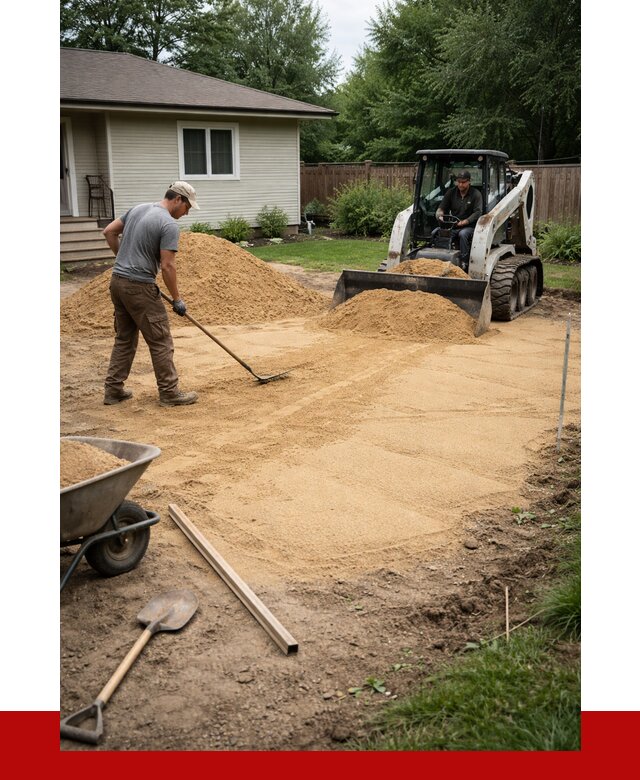 Отсыпка участка песком в Луге, от 2578 р., ПРОНЕРУДЛга