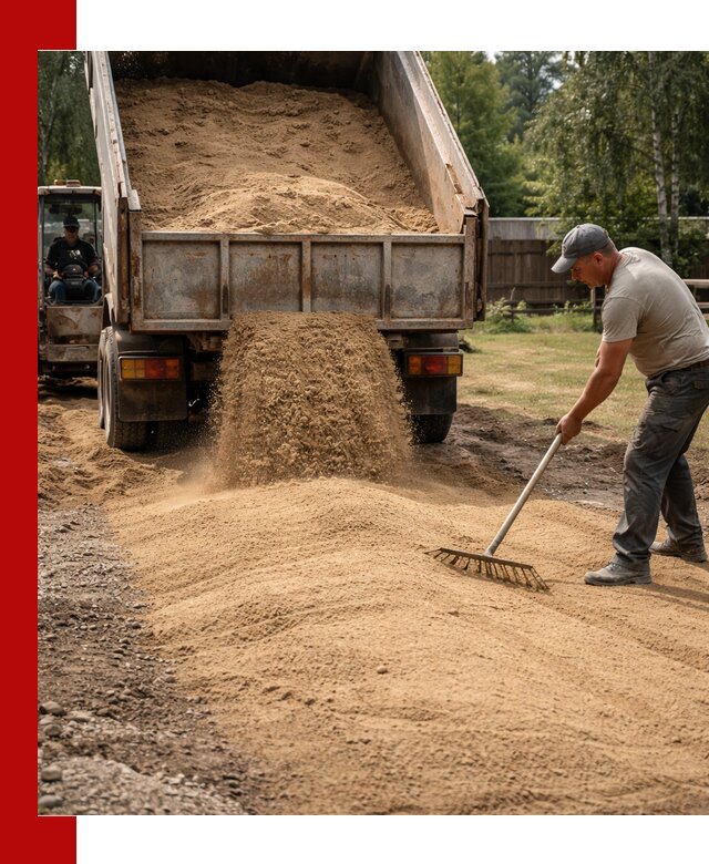 Отсыпка участка песком в Луге быстро и качественно