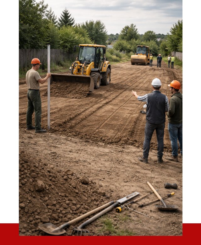 Планировка участка грунтом в Луге от 4640 р ПРОНЕРУДЛга